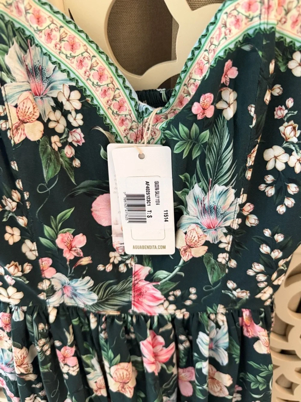 NWT Agua Bendita Isadora Dress - Picture 5 of 5